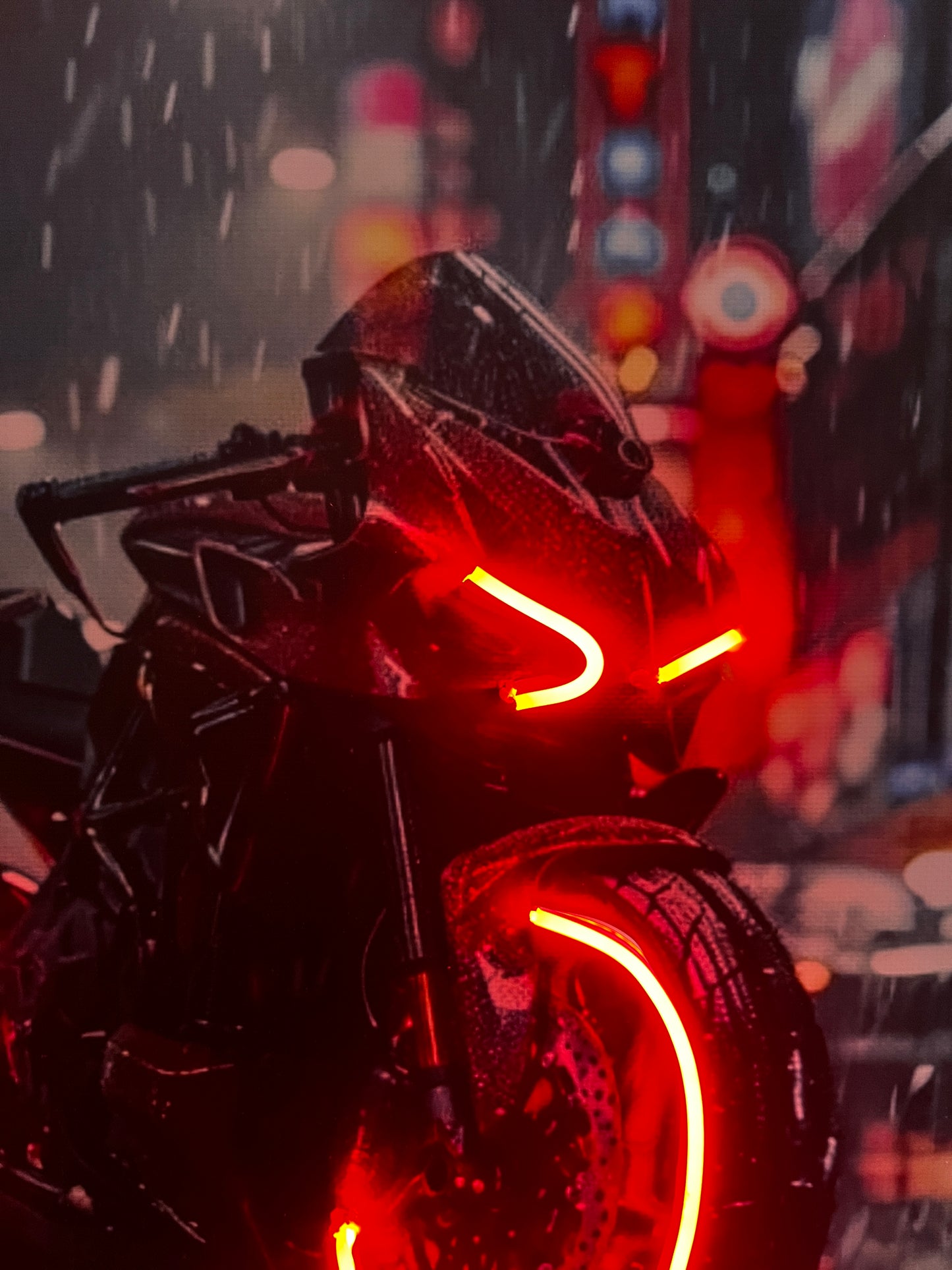 NEON LED TABLO MOTOR