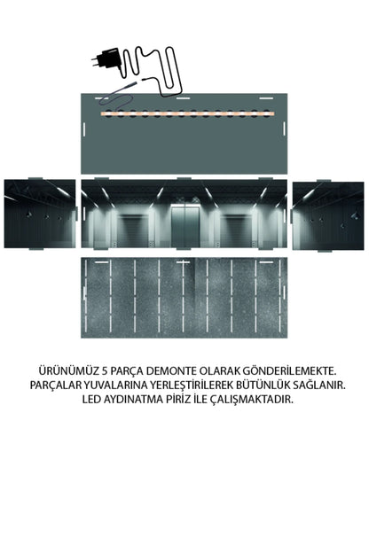 koleksiyonluk hot wheels ışıklı  ARABA STANDI GARAJ