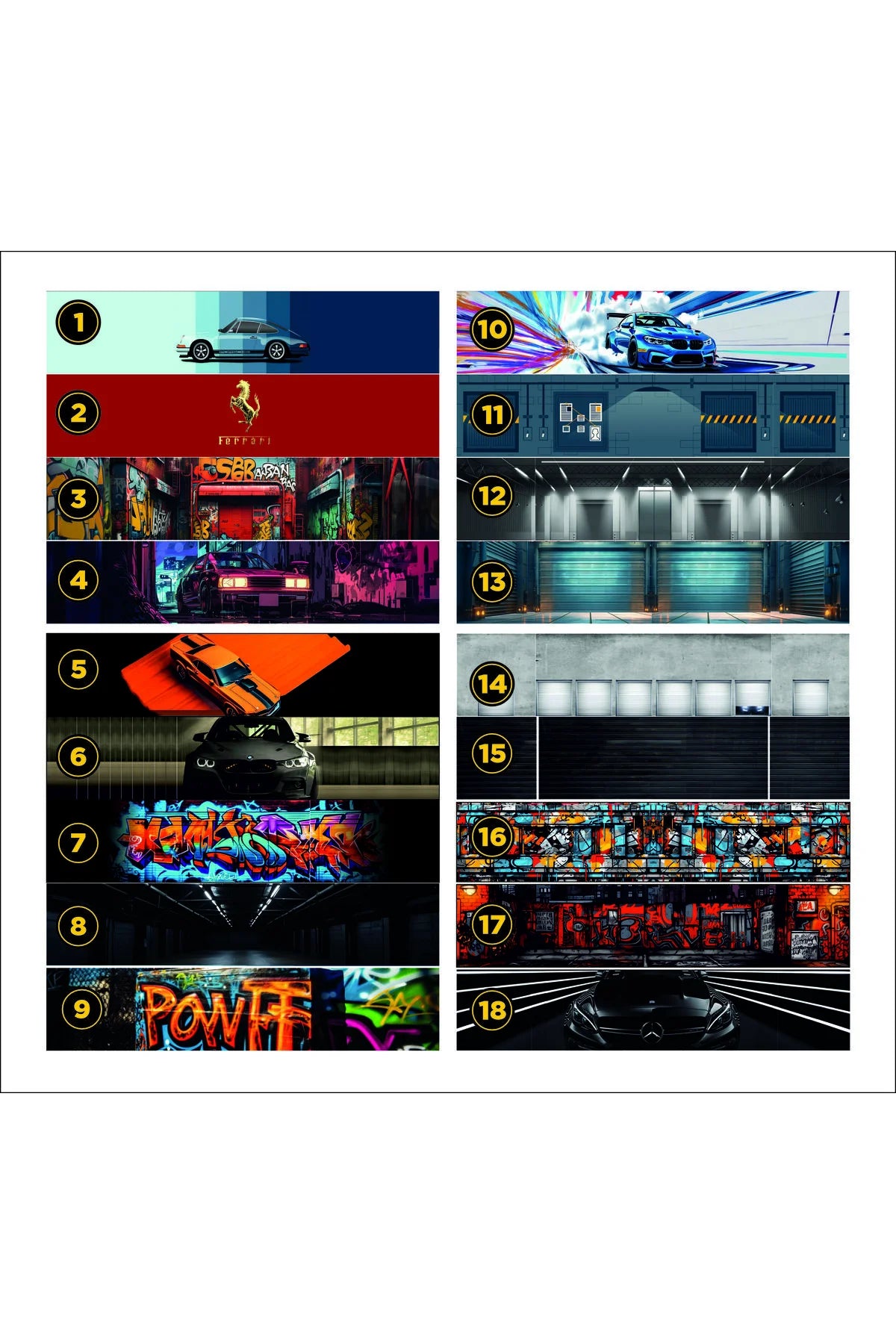 Işıklı Koleksiyonluk Hot Wheels Araba Standı 3 KATLI