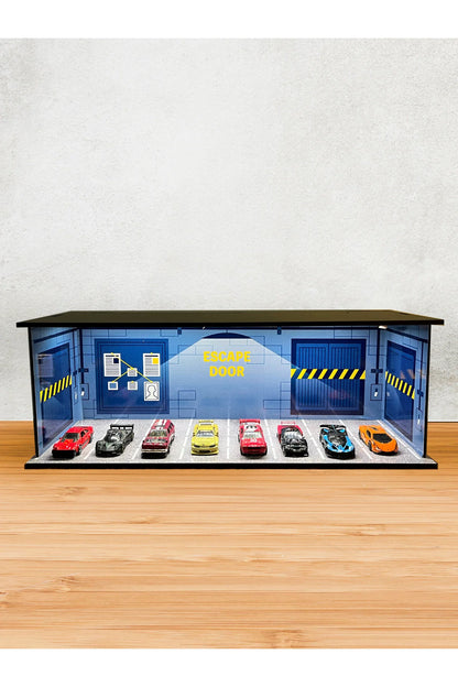 koleksiyonluk ışıklı hot wheels araba standı