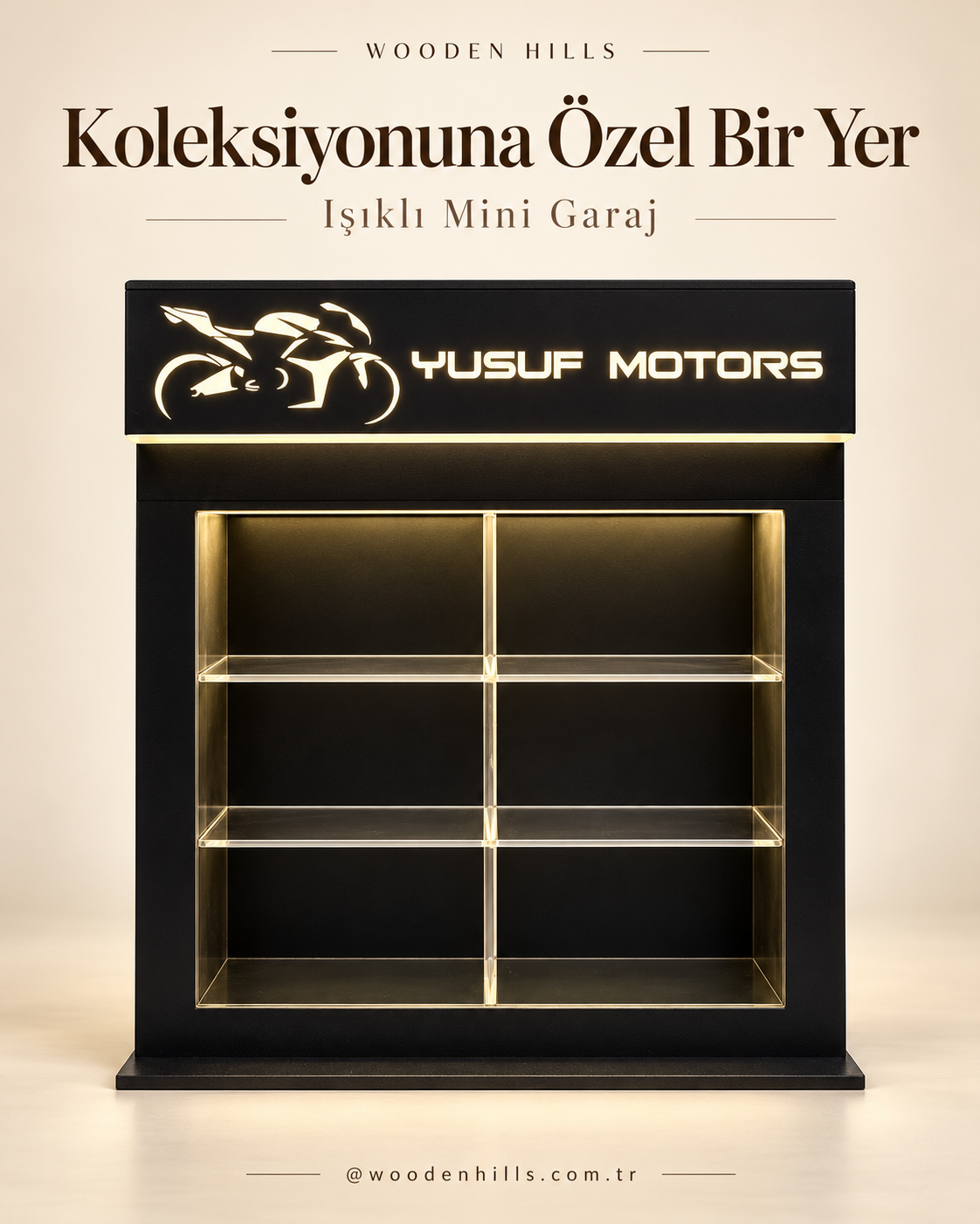 koleksiyonluk raf kişiye özel mini araç standı