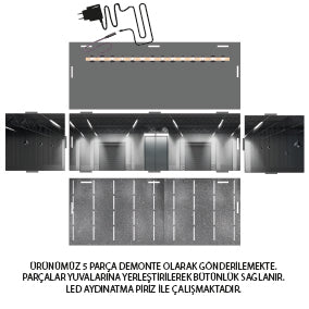 koleksiyonluk hot wheels ışıklı  ARABA STANDI GARAJ