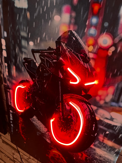 NEON LED TABLO MOTOR